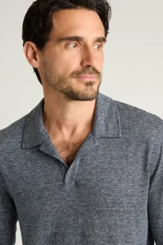 Linen Polo Shirt for Men by Bonobos | Long-Sleeve Coastal Style