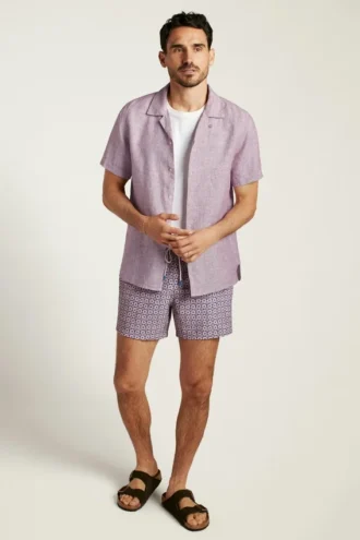 Linen Riviera Cabana Shirt for Men
