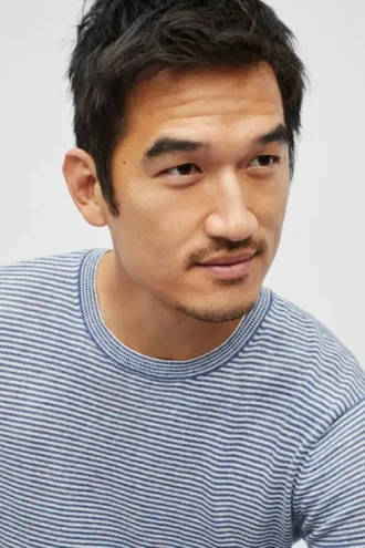 Linen Sweater Tee: Lightweight, Striped Long Sleeve