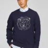 Lion Fleece Crew Neck