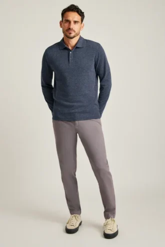 Luxe Long Sleeve Polo