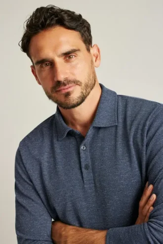 Luxe Long Sleeve Polo