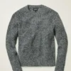 Marled Fisherman Crew Neck Sweater