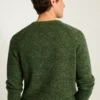 Marled Raglan Crew Neck Sweater