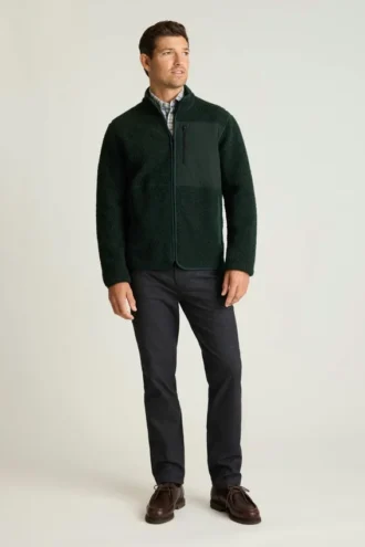 Men’s Fleece Jacket by Bonobos | Retro Warmth Meets Throwback Style