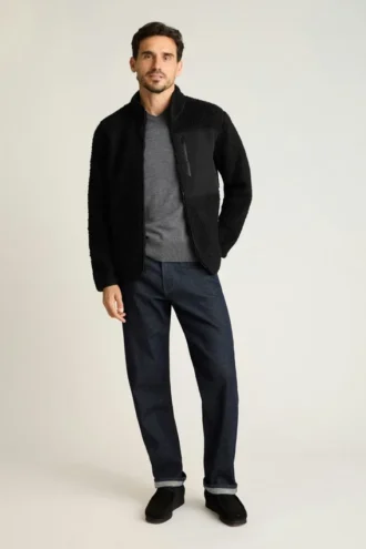 Men’s Fleece Jacket by Bonobos | Retro Warmth Meets Throwback Style