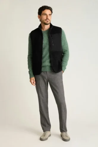 Men’s Fleece Vest by Bonobos | Retro Style with Warm Fleece Comfort