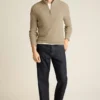 Men’s Quarter Zip Sweater by Bonobos | Italian Linen Cotton Luxury