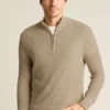 Men’s Quarter Zip Sweater by Bonobos | Italian Linen Cotton Luxury