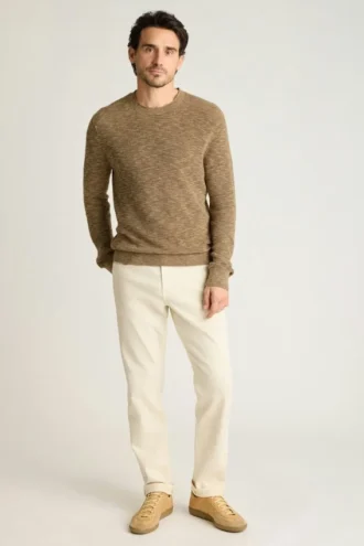 Men’s Roll Neck Sweater by Bonobos | Linen Cotton Transitional Knit