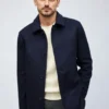 Mens Italian Wool Car Coat