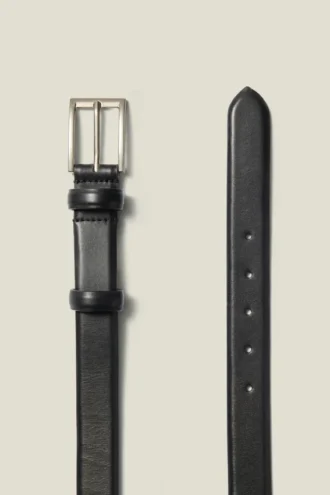 Mens Leather Dress Belt