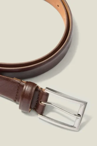 Mens Leather Dress Belt