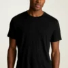 Mens Linen Crew Neck T Shirt