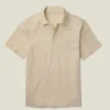 Mens Linen Polo Shirt