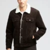 Mens Shearling Cord Jacket