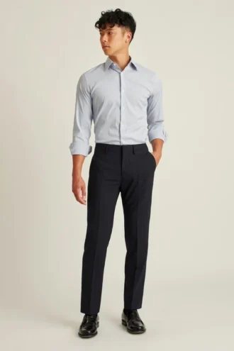 Mens Stretch Wool Dress Pants