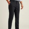 Mens Stretch Wool Dress Pants