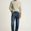 Merino Blend Mock Neck Sweater