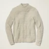 Merino Blend Mock Neck Sweater