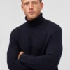 Merino Cable Turtleneck
