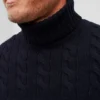 Merino Cable Turtleneck
