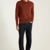 Merino Long Sleeve Sweater Polo