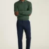 Merino Long Sleeve Sweater Polo