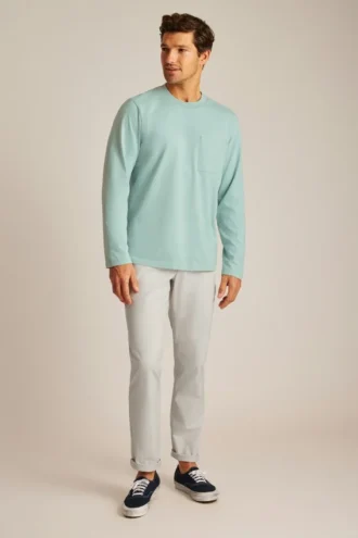 Midweight Long Sleeve Pocket Crew