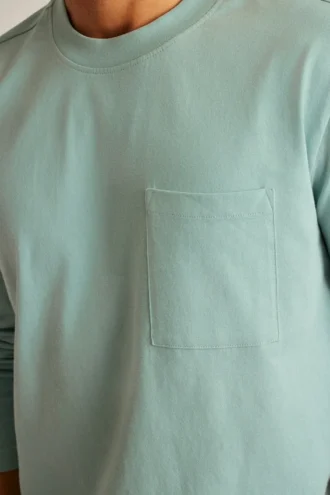 Midweight Long Sleeve Pocket Crew