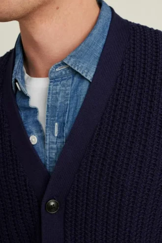 Open Knit Cotton Cardigan