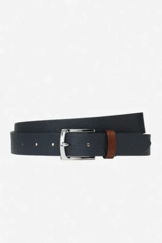 Pebble Grain Leather Belt