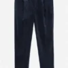 Pleated Stretch Corduroy Trousers