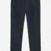 Pleated Stretch Wool Trousers