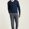 Pleated Wool Trousers | Elegant Wool Trousers with Vintage Appeal