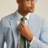 Portuguese Stretch Chambray Suit Jacket