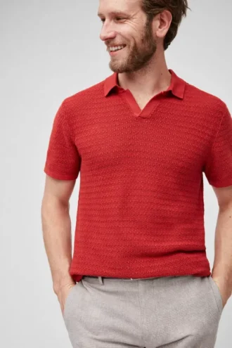 Retro Knitted Polo