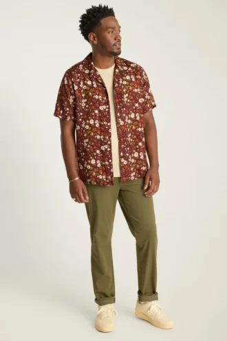 Riviera Silk Blend Cabana Shirt