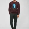 Robot Crew Neck Sweater