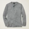 Soft & Breathable Merino Wool Henley Shirt