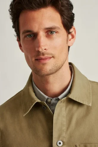 Stretch Cotton Chore Jacket