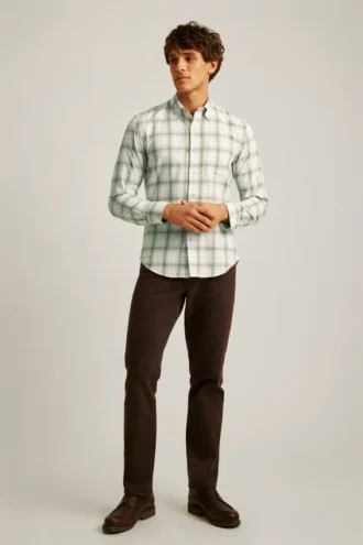 Stretch Lightweight Flannel Shirt