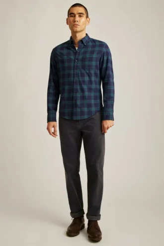 Stretch Lightweight Flannel Shirt