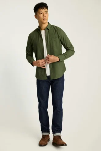 Stretch Lightweight Flannel Shirt