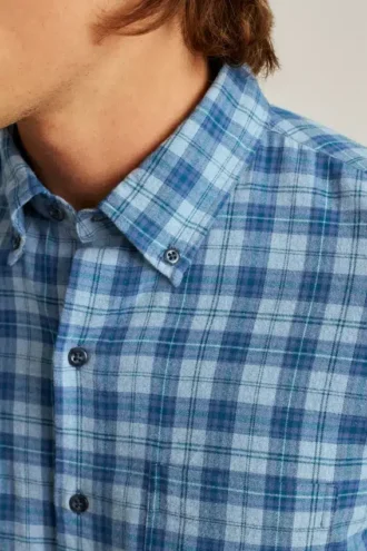 Stretch Lightweight Flannel Shirt