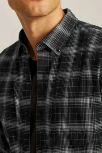 Stretch Lightweight Flannel Shirt