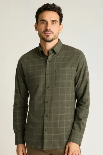 Stretch Lightweight Flannel Shirt