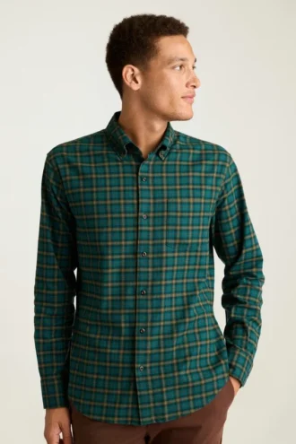 Stretch Lightweight Flannel Shirt