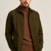 Sueded Italian Cotton Chore Suit Jacket