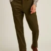 Sueded Italian Cotton Chore Suit Pant